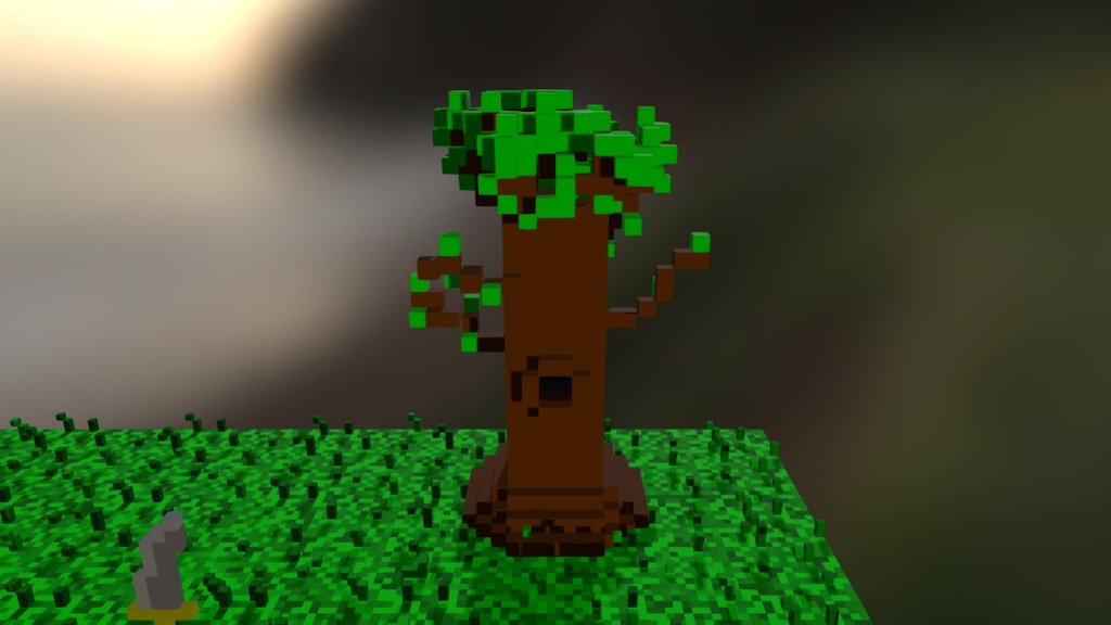 Voxel scene