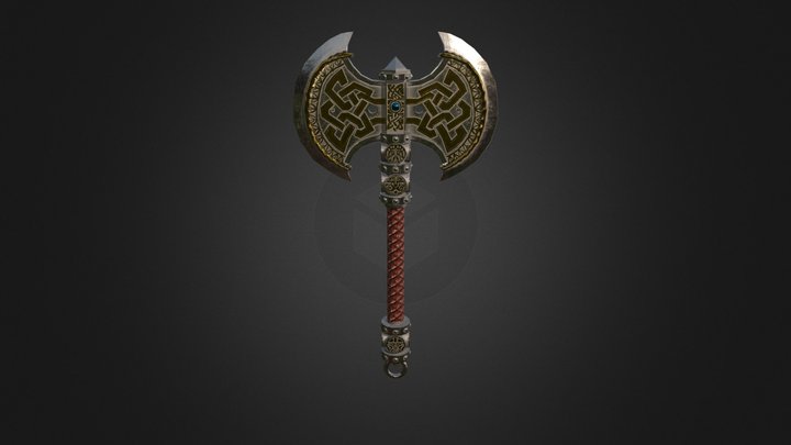 Dwarven Axe 3D Model