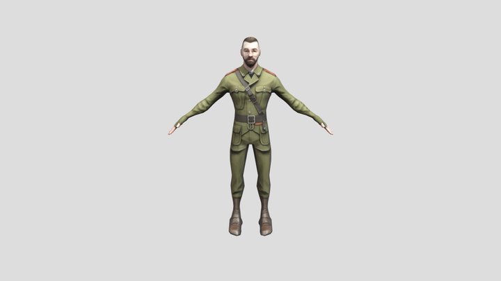 Soldier 3D Model