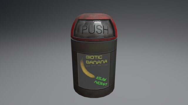 Garbage Can 3D Model