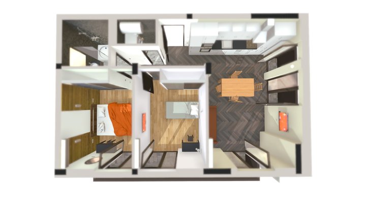 Apartment 2 3D Model