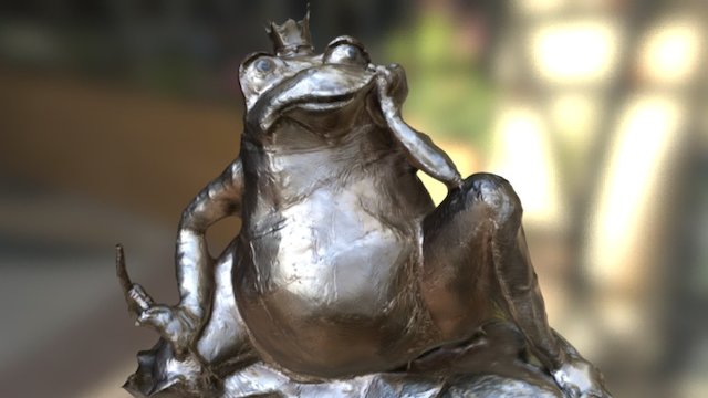 Iron toad [3d scan] 3D Model