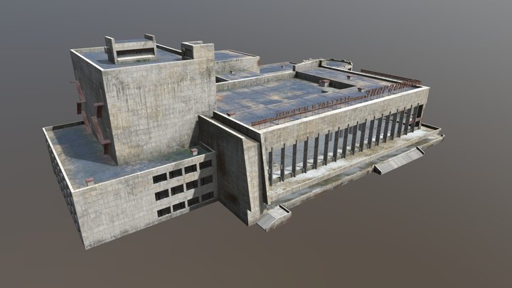 Palace of Culture "Energetik" 3D Model