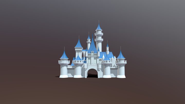 pixars-disney-castle 3D Model