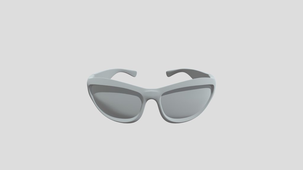 grey Cat-Eye Sunglasses y2k free