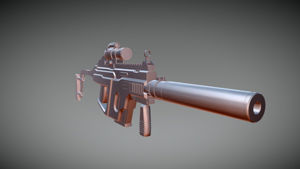 Gun - 3D model by raffaprado [75965f8] - Sketchfab