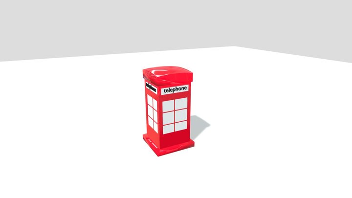 phone booth 3D Model