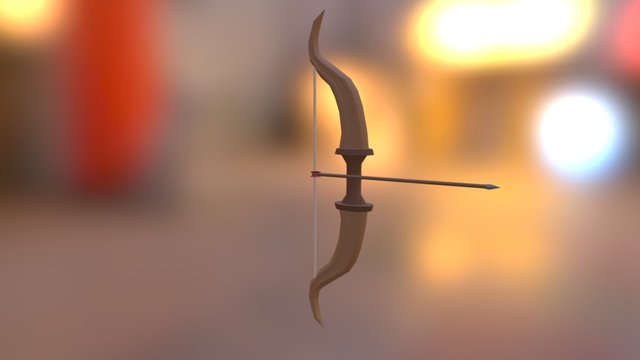 Bow and Arrow (Rigged) (Free Download) 3D Model