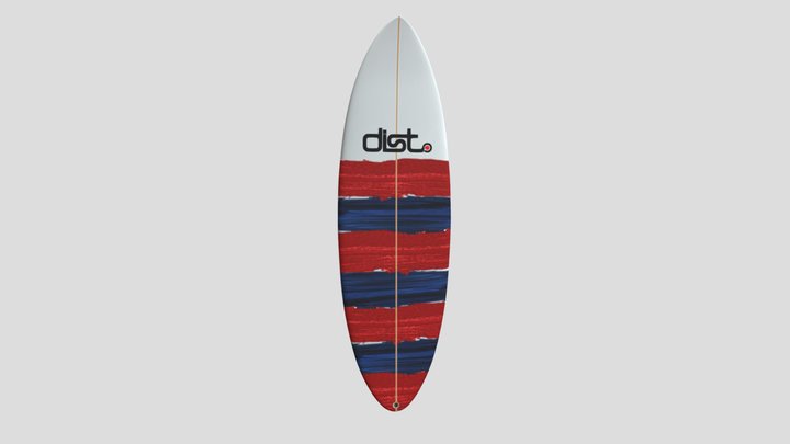 Ciclom_Surfboard 3D Model