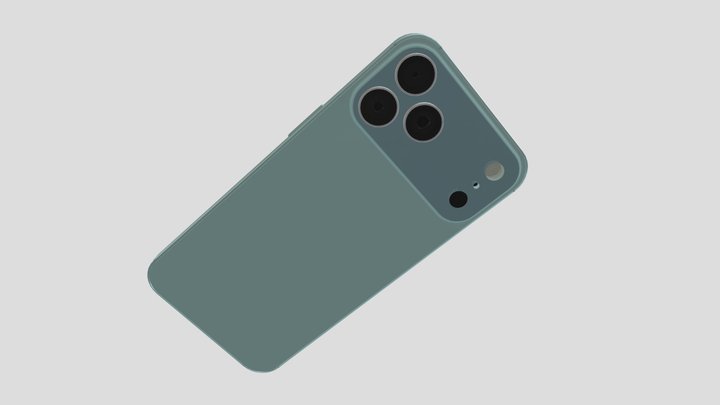 High-End Smartphone Concept – Kostenloses 3D-Modell STL