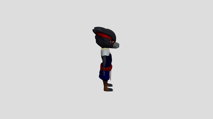 Misha A-Pose 3D Model