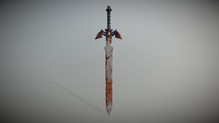 Broken Master Sword 3D Model