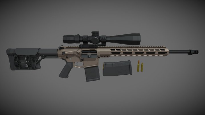 low-poly UAR-10 – Kostenloses 3D-Modell STL