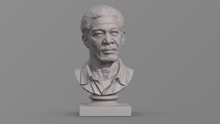 Morgan Freeman Bust