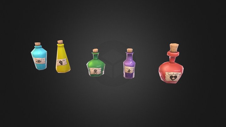 Witch's Potions! 3D Model