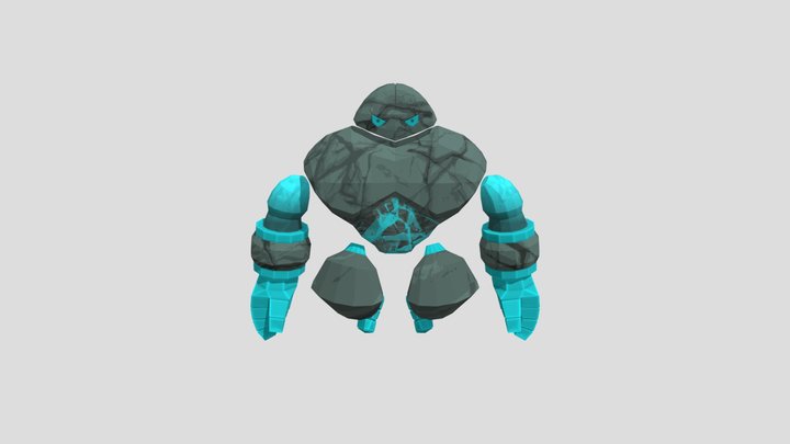 Water/Ice Golem.01 3D Model