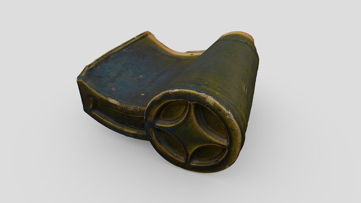 軒瓦（校章入り） 3D Model