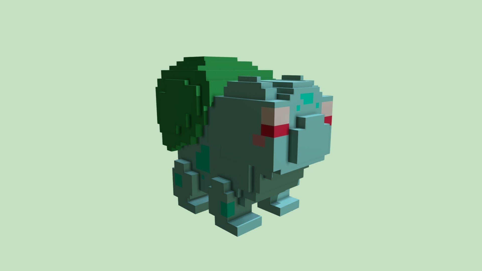 Bulbasaur - Voxel art - Download Free 3D model by Sinfonia-Agridulce ...