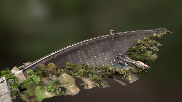 Woronora Dam 3D Model