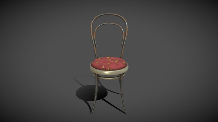 damaged chair 3D Model