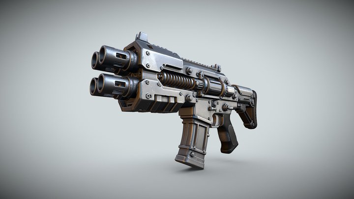 ERYX KDU-4 "Quadhammer" [Concept] – Kostenloses 3D-Modell STL