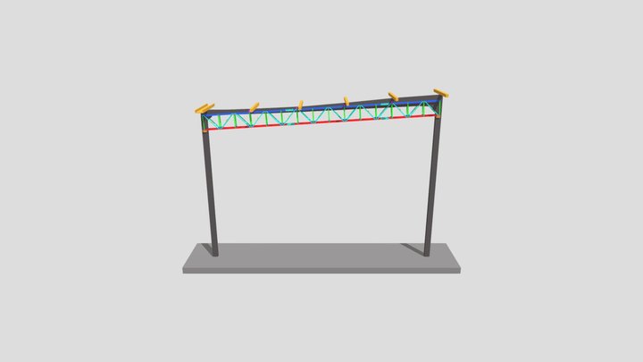 REFORÇO PORTICO 3D Model