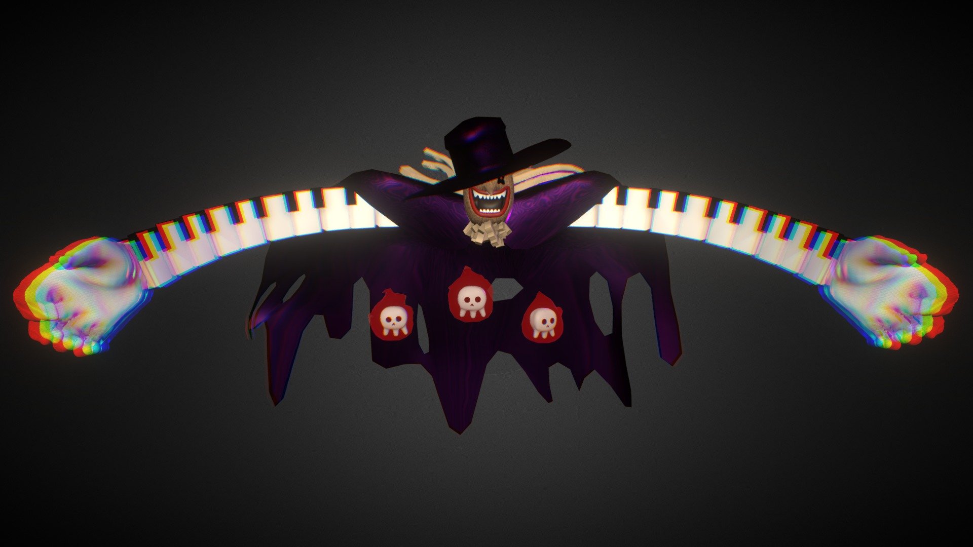 Tot Musica From One Piece Film Red Buy Royalty Free 3D Model By 