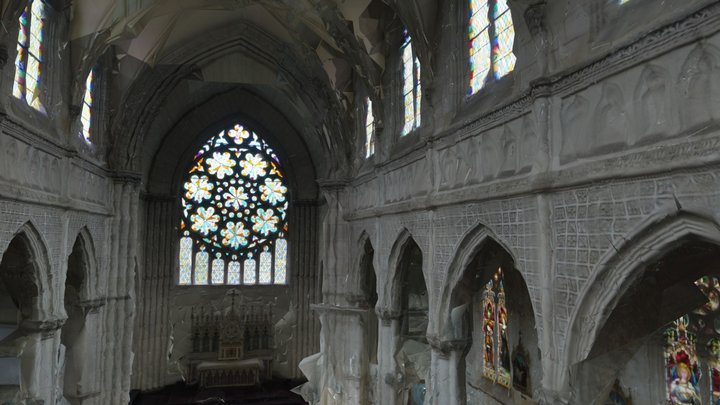 Inside Cathedral St Josephs Dunedin 3D Model