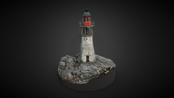 Phare de l'Enfant Perdu 3D Model