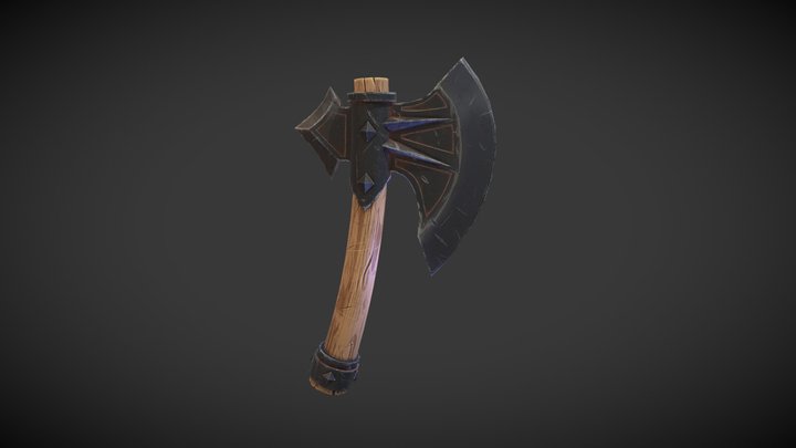 [Student Work] Viking Axe 3D Model