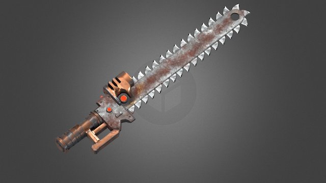 Chainsaw Sword 3D Model