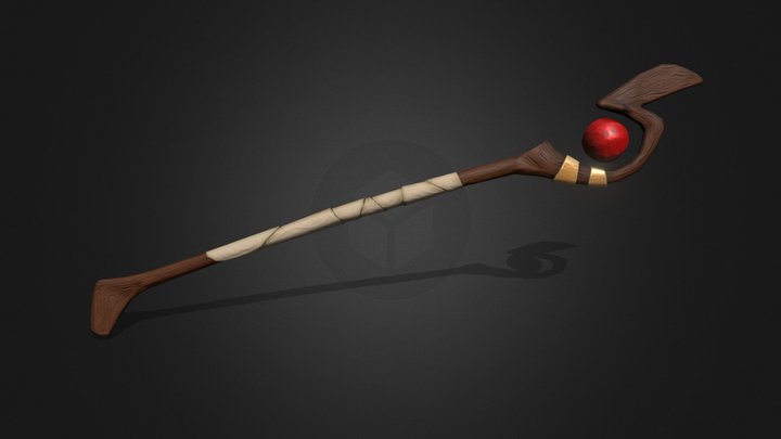 Megumin wand 3D Model