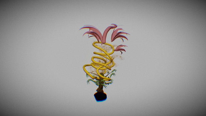 Fire Tree 3D Model
