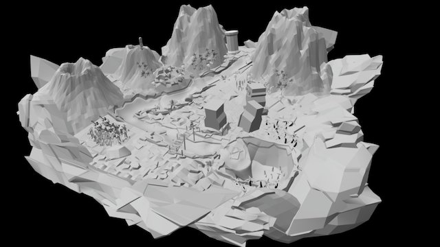 GD3 3D Scene 2 3D Model