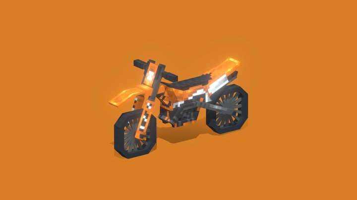 KTM125 3D Model