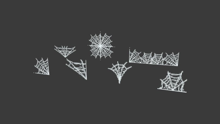 [PSX] Spiderwebs 3D Model