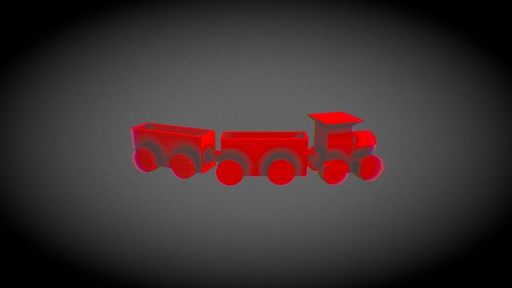 Tren 3D 3D Model