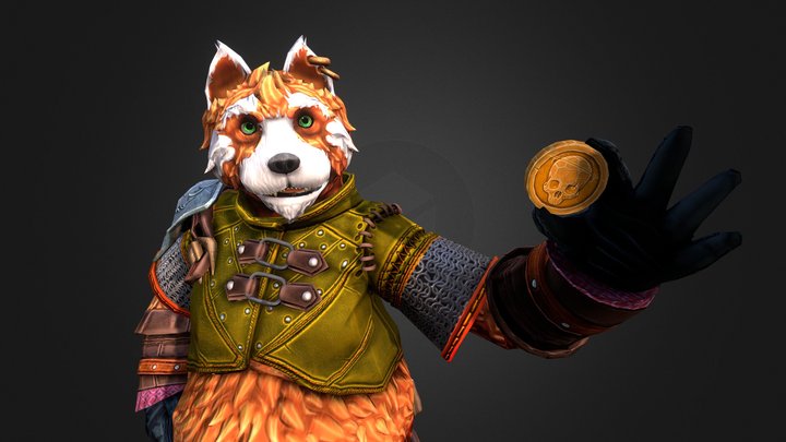 Tigarius the furryBard 3D Model