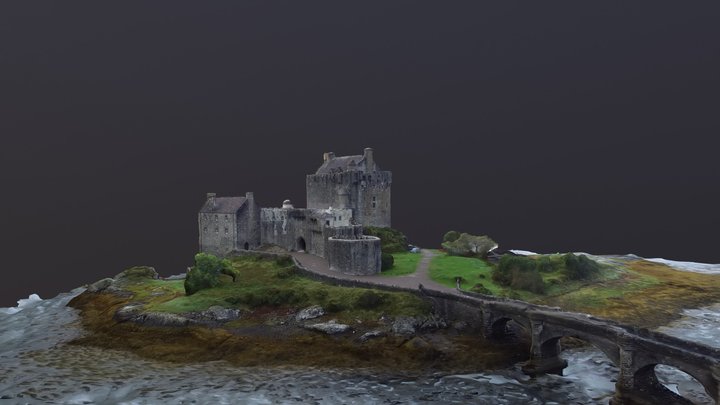 Eilean Donan castle (Highlander movie) 3D Model