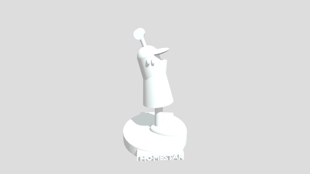 Homestar runner statue