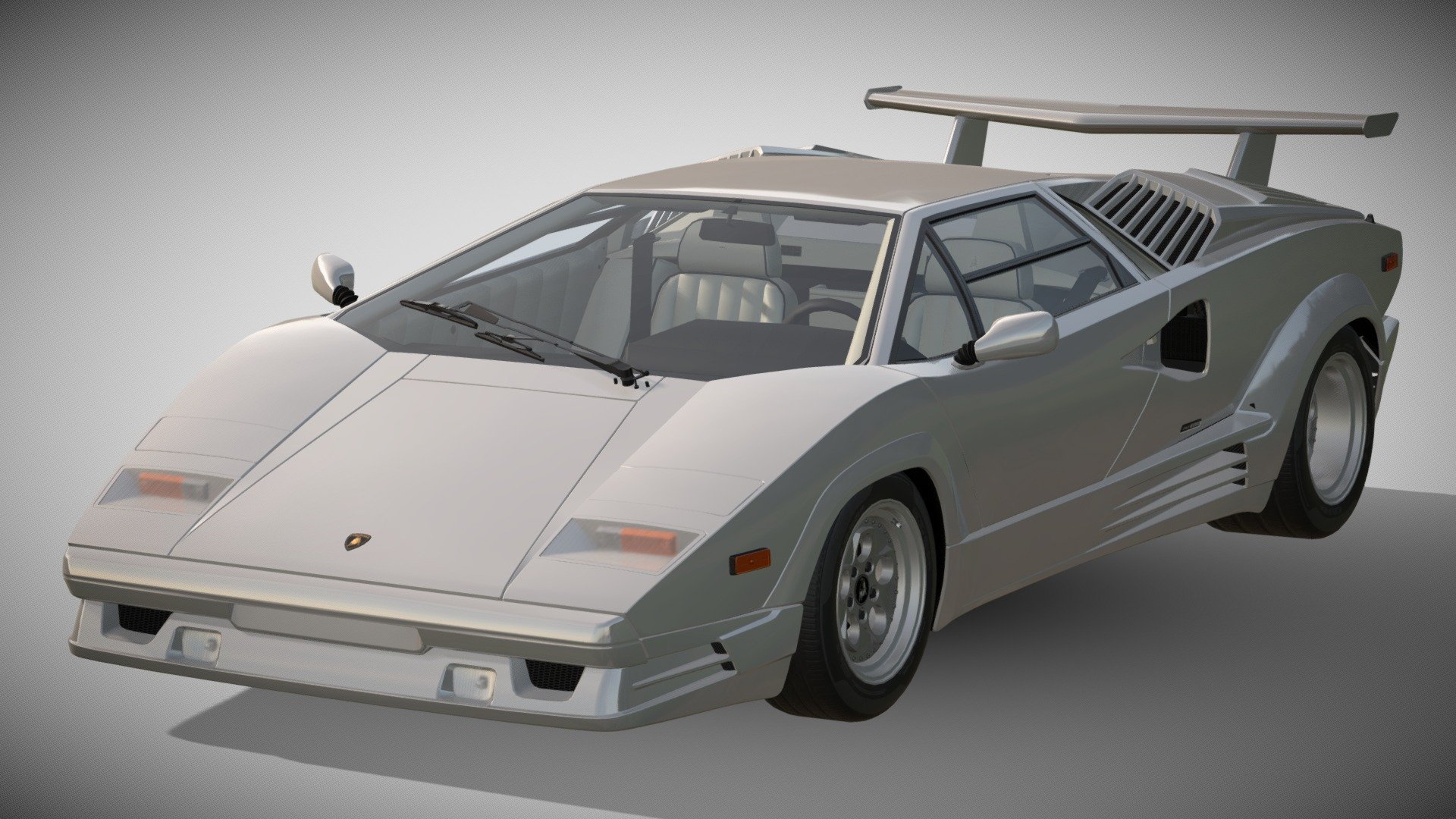 1989 Lamborghini Countach 25th Anniversary - Download Free