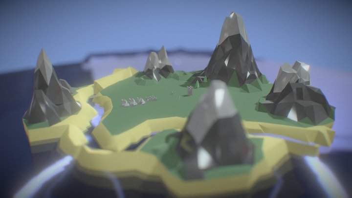 island 3D Model