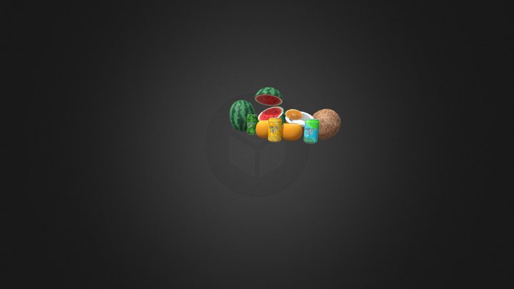 Fruit cans 3D Model
