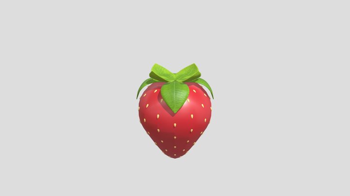 3D Sketchbook 5 - Strawberry 3D Model