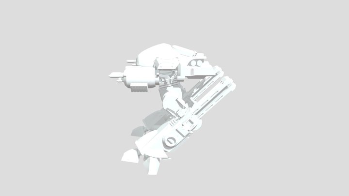 ED-209 RoboCop 3D Model