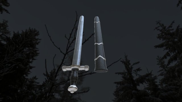 Viking Sword 02 3D Model