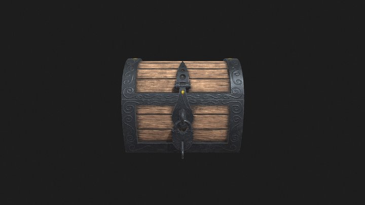 Treasure Chest 3D Model