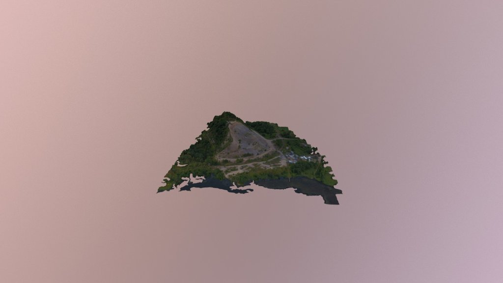 Lake Simplified 3d Mesh