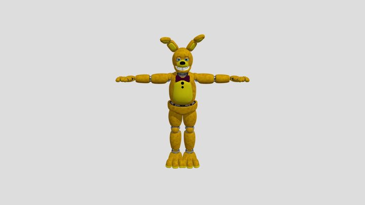 Fnaf_movie_spring_bonnie 3D Model