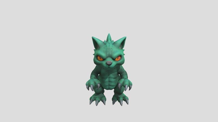 Shin Catzilla 3D Model